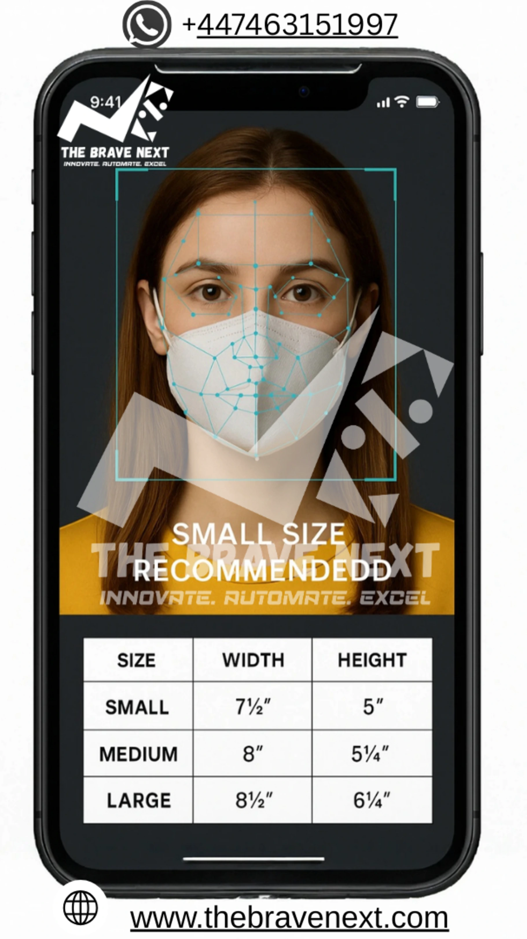 The Brave Next Perfect Fit Every Time AI-Driven Mask Size Recommendation for Optimal Protection